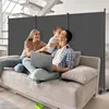 Jopassy Paravent auf Rollen 3 teilig Anthrazit 263x181 cm Produktbild-Vorschau 7