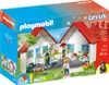 A Playmobil City Life Pet Shop playset box, showing the assembled toy with figures and accessories. Produktbild-Vorschau