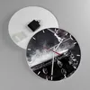 Wanduhr - Rund - Glasuhr - Trommel Staub Trommel - 30x30cm Produktbild-Vorschau 2