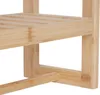 Relaxdays Wandregal Bad, HxBxT: 54 x 60 x 15 cm, Bambus, Produktbild-Vorschau 7