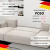 Idohome Ecksofa-Wohnzimmer Sofa mit Schlaffunktion und Produktbild-Vorschau 8
