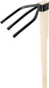 Houe Strend Pro, a 3 dents, manche en bois 120 cm Voir les images du produit 2