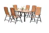 Merxx Gartenmöbel Set Athos 7tlg., 6 Klappsessel, Tisch 150 Produktbild-Vorschau 7