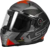 LS2 FF811 VECTOR II SPLITTER Integralhelm L in rot/grau Produktbild-Vorschau 6