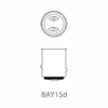 Automatische koplamp 12V 21/5W BAY15d, 2 stuks in Productafbeelding-voorbeeld 3