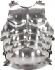 vidaXL Římský voják Cuirass Replica LARP Silver Steel Náhled obrázku produktu 1