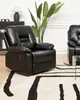 BELIANI Sessel Schwarz Kunstleder verstellbar Wohnzimmer Produktbild-Vorschau 2