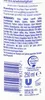 The image shows the back of a Dove shampoo bottle, displaying ingredients, usage instructions, and branding. Produktbild-Vorschau