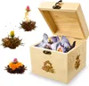 Creano Teekiste aus Holz mit 6 Teeblumen Erblühtee - 3 Produktbild-Vorschau 1