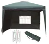 A green pop-up gazebo with a window, shown with its folded frame and carrying bag. Náhľad obrázku produktu
