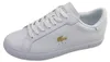 Lacoste POWERCOURT 126 3 SFA Dámske biele kožené topánky na Náhľad obrázku produktu 4