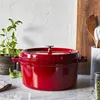 Staub 40509-835-0, 3,7 l, Rot, Eisenguss, Emaille, Keramik, Produktbild-Vorschau 4
