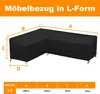 Gartenmöbel Schutzhülle L Form Sofa Abdeckung Abdeckplane Produktbild-Vorschau 2