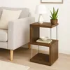 Standregal Eiche Regal 30x65x30 cm modernes Bücherregal Produktbild-Vorschau 1