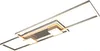 A modern, rectangular ceiling light fixture with multiple illuminated panels and a metallic frame, presented against a white background. Anteprima dell’immagine prodotto