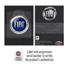 Aufkleber Fiat 3D Offizielles Logo Blau, 58 mm Produktbild-Vorschau 5