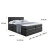 ALTDECOR Boxspringbett mit 2 Matratzen und Topper - 180x200 Produktbild-Vorschau 6