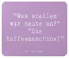 Mr. & Mrs. Panda Mouse Pad Spruch Freude am Morgen - Produktbild-Vorschau 1