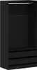 vidaXL Armoire avec étagère noir aspect chêne 100 x 50 x Voir les images du produit 1