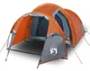 vidaXL Tenda a tunnel 2 persone Arancione Impermeabile Anteprima dell’immagine prodotto 1