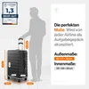 Travely Polycarbonat Koffer Groß 77cm XL - 100L Produktbild-Vorschau 4