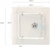 KOTARBAU® Revisionsklappe Revisionstür 10x10 cm Metall Produktbild-Vorschau 2