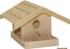 Vogelhaus Holz klein zum selber bemalen Futterhaus Häuschen Produktbild-Vorschau 1