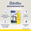 Avery Zweckform L6061-25 Etichette per cartelle, A4 con Anteprima dell’immagine prodotto 2