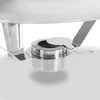 Repas Acier inoxydable Chafing Dish, 6 litres, rond, Voir les images du produit 7