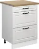 Küchenunterschrank Vicco R-Line Weiß Landhaus 60 cm mit Produktbild-Vorschau 1