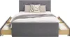 Homestyle4u 1915, Polsterbett 140x200 Grau Doppelbett Produktbild-Vorschau 10