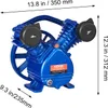 VEVOR Luftkompressor-Pumpenkopf, 3 PS, 6,25 CFM bei 90 PSI, Produktbild-Vorschau 8
