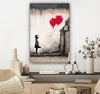 Wanddeko 40x60 cm - Banksy - Kunst - Mädchen - Luftballons Produktbild-Vorschau 7