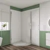 Duschspa 90x90x195cm Viertelkreis Duschkabine 2-flügelige Produktbild-Vorschau 8