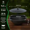 Utschak Feuerofen Ø 44 cm + Gusseisen-Kasan 16 l, Ø 46,5 Produktbild-Vorschau 8