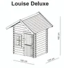 Swing King Maison de jeu en bois Louise Deluxe 7850002 Voir les images du produit 2