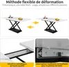 MODFU Table À Manger Extensible Avec Plateau Noyer Et Pieds Voir les images du produit 7