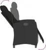 7-tlg. Garten-Essgruppe mit Kissen Schwarz Poly Rattan Produktbild-Vorschau 4
