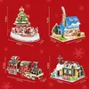 4pcs Puzzles 3D Noël Mignon Modèle papier Hiver Puzzle Voir les images du produit 2