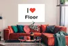 MuchoWow® Poster Ich liebe - Boden - Mädchen 120x90 cm - Produktbild-Vorschau 2