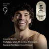 Braun AIO9540, Zilver, Batterij, 120 minuten, Ingebouwde Productafbeelding-voorbeeld 2