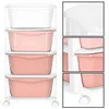 Étagère roulante Springos® en plastique avec 4 tiroirs sur Voir les images du produit 9