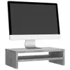 vidaXL Monitorständer Betongrau 42x24x13 cm Holzwerkstoff Produktbild-Vorschau 3