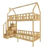 Etagenbett Hausbett mit Treppe, seitlicher Einstieg ZOSIA Produktbild-Vorschau 6