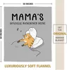 Personalisierte Mama Decke Flauschige Kuscheldecke 62x52 Produktbild-Vorschau 6
