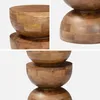 Tavolino in legno di mango, Noce Anteprima dell’immagine prodotto 2