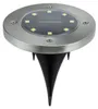 4x lampa ogrodowa solarna najazdowa 8 LED gruntowa czujnik Podgląd zdjęcia produktu 5