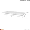 Arbeitsplatte - 150 x 60 x 2,8 cm - Endgrain Oak – Capri Produktbild-Vorschau 3