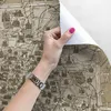 Coloray Fototapete 250x250 cm Vlies-Fototapete - Karte von Produktbild-Vorschau 3