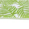 Tapis d'extérieur avec motif de feuilles de palmier en vert Voir les images du produit 5